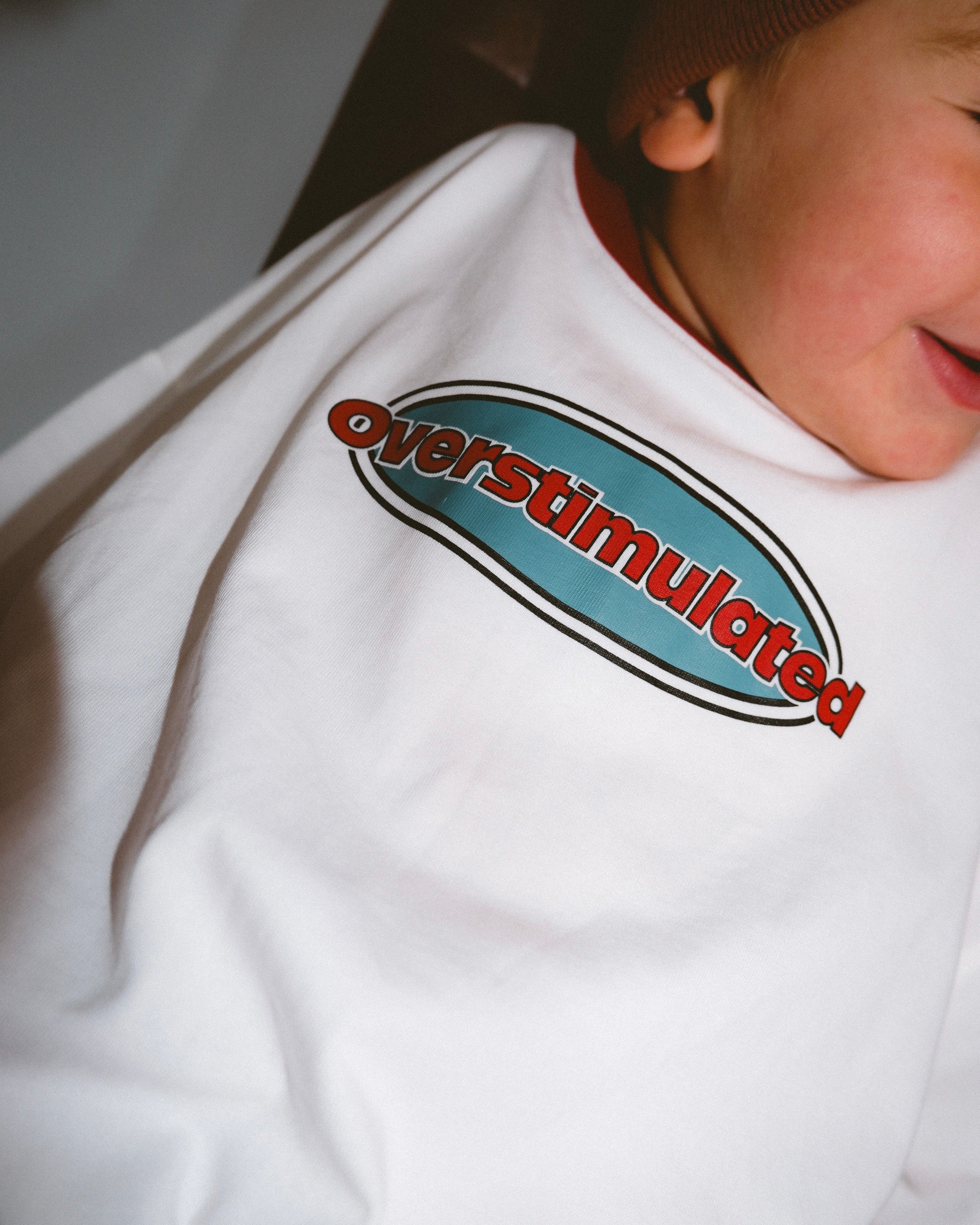 Overstimulated Tee - Warm White