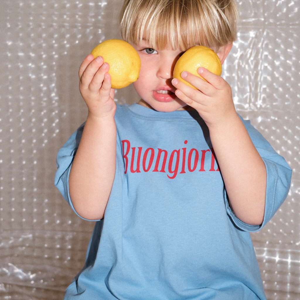 Buongiorno Oversized Tee - Blue