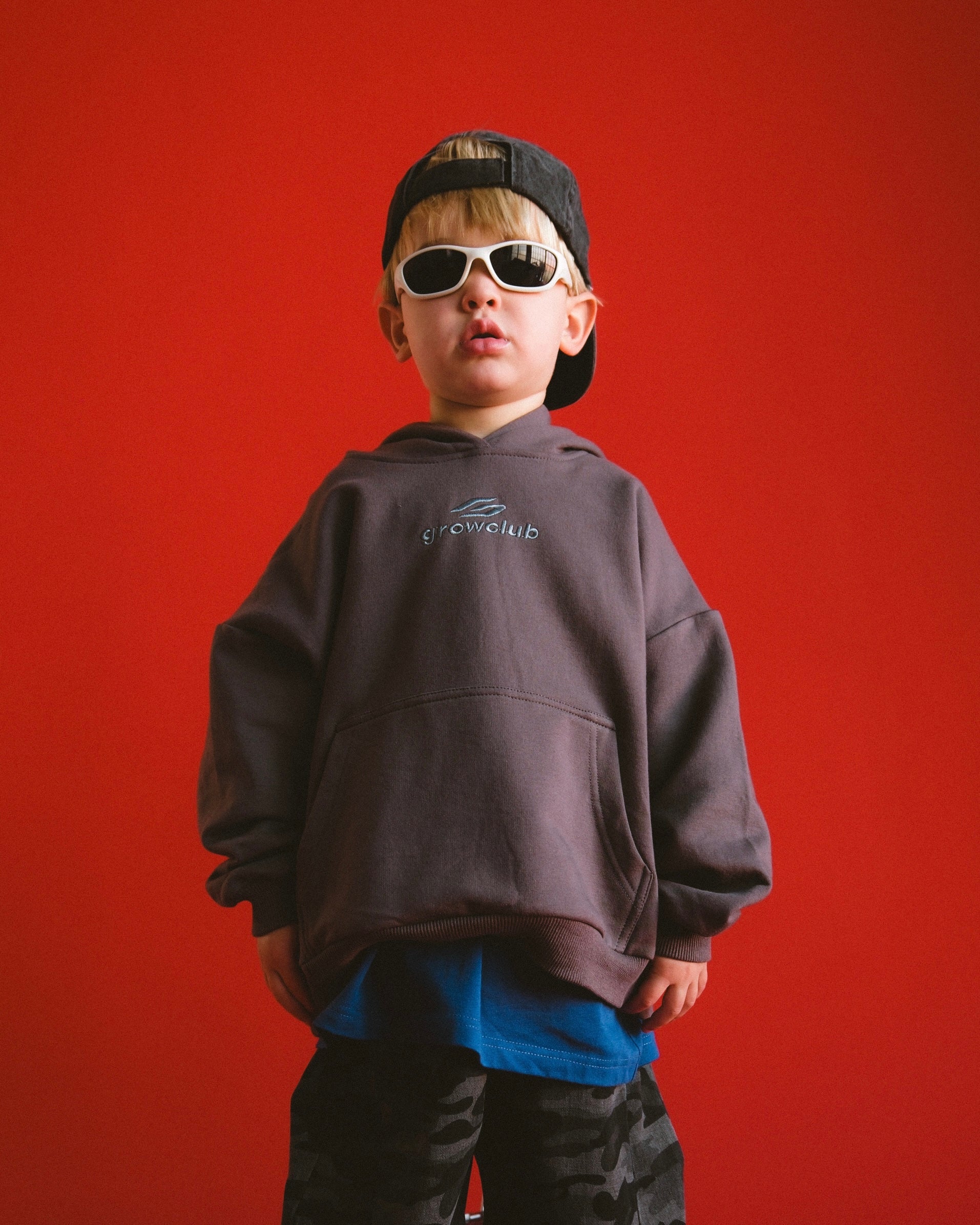 Logo Fleece Hoodie - Slate