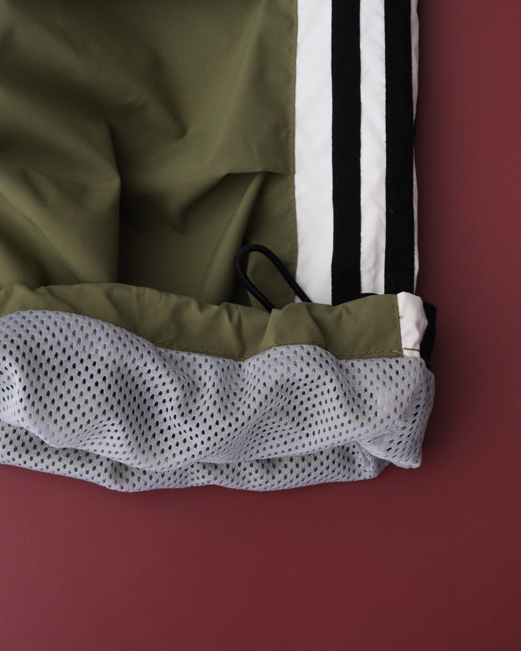 Wide Leg Tech Track Pant - Khaki