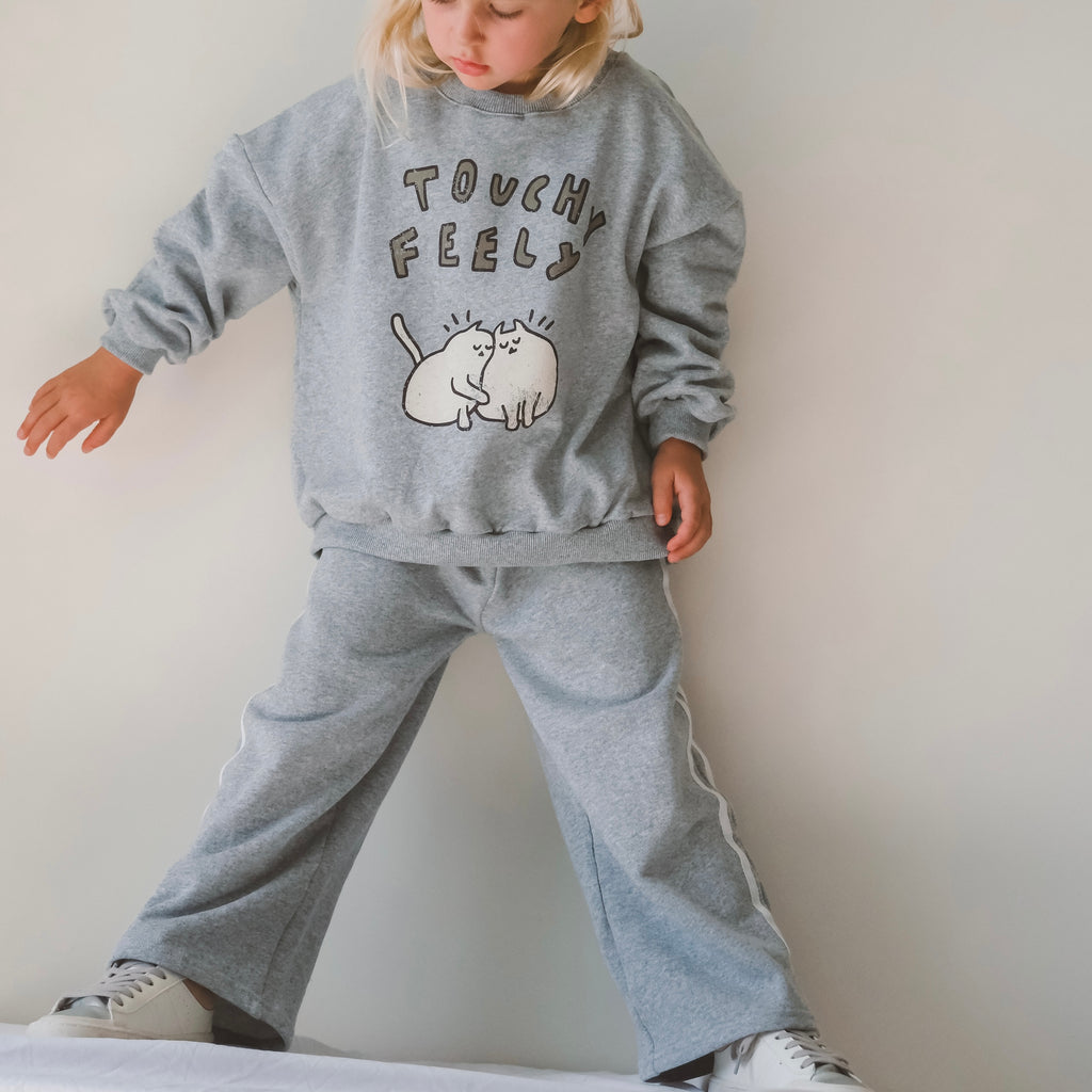 Retro Racer Pant - Grey Marle