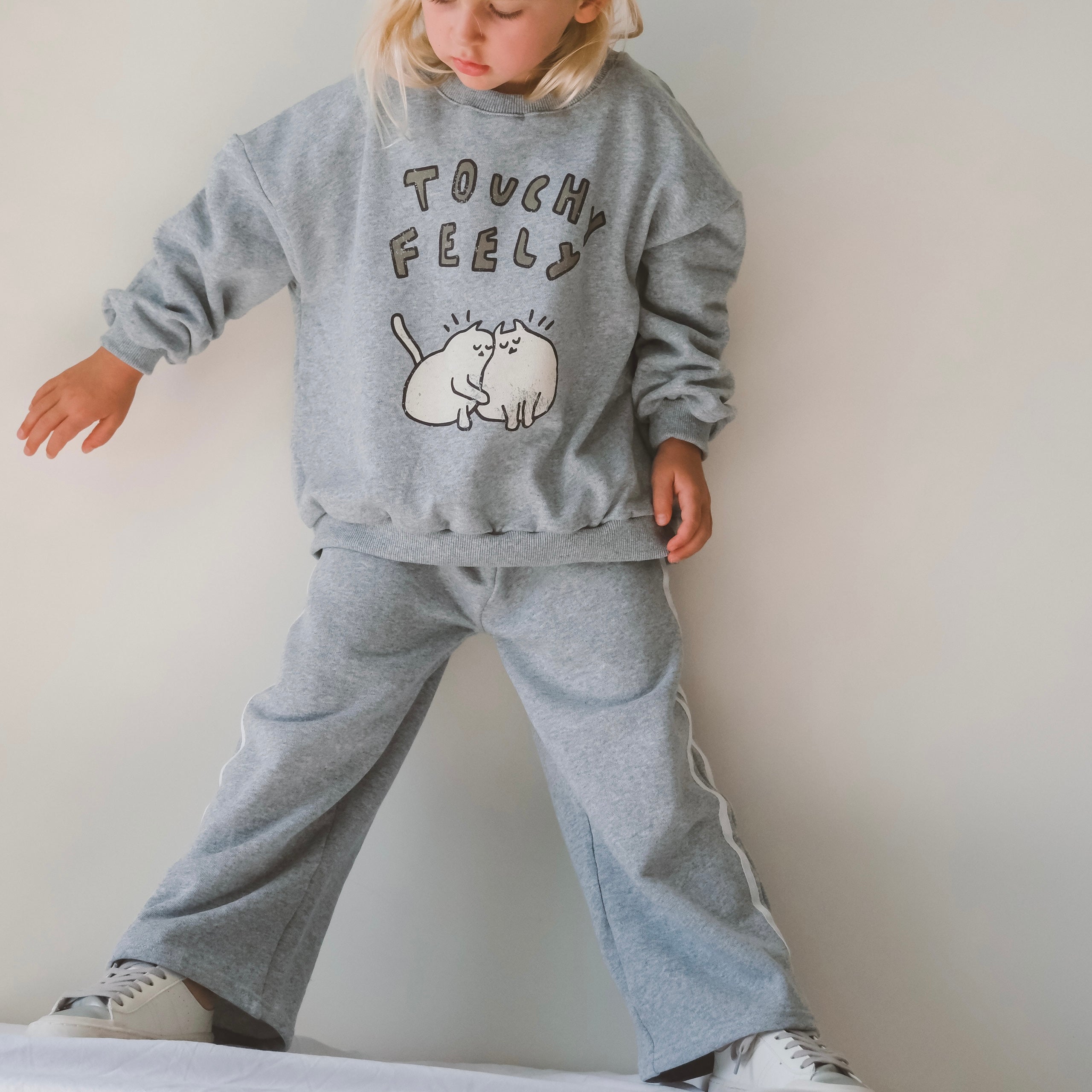 Retro Racer Pant - Grey Marle