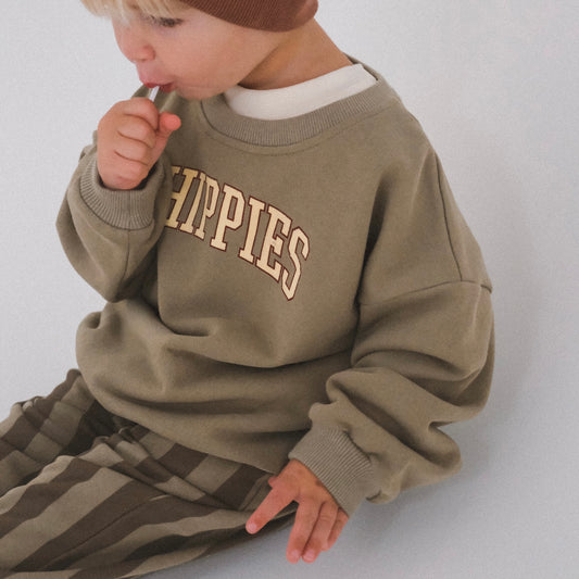 Chippies Pullover - Khaki (RE-STOCKING LATE MAY)
