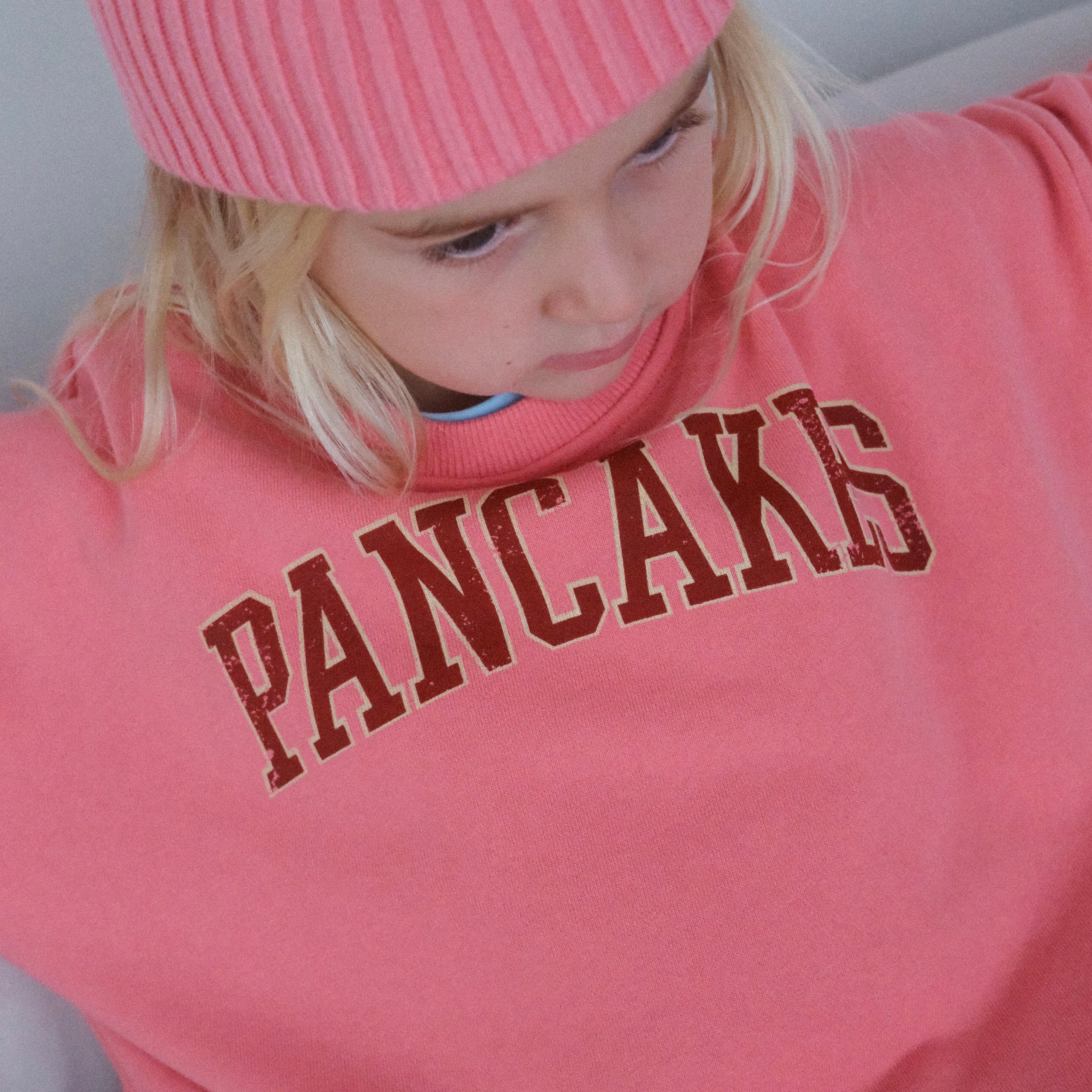 Pancakes Pullover - Bubblegum