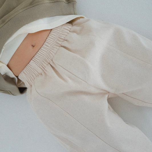 Bobby Twill Pant - Cream Fleck