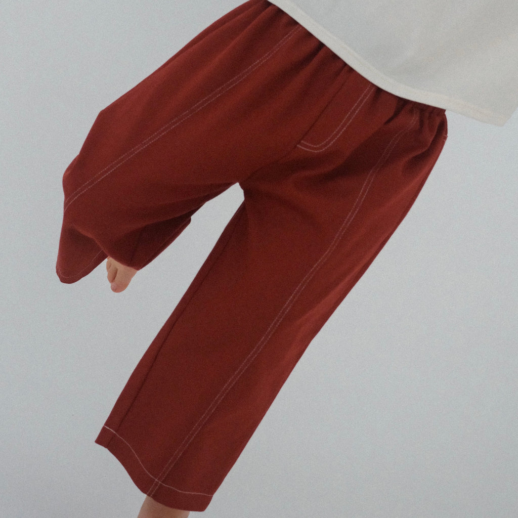 Bobby Twill Pant - Burgundy