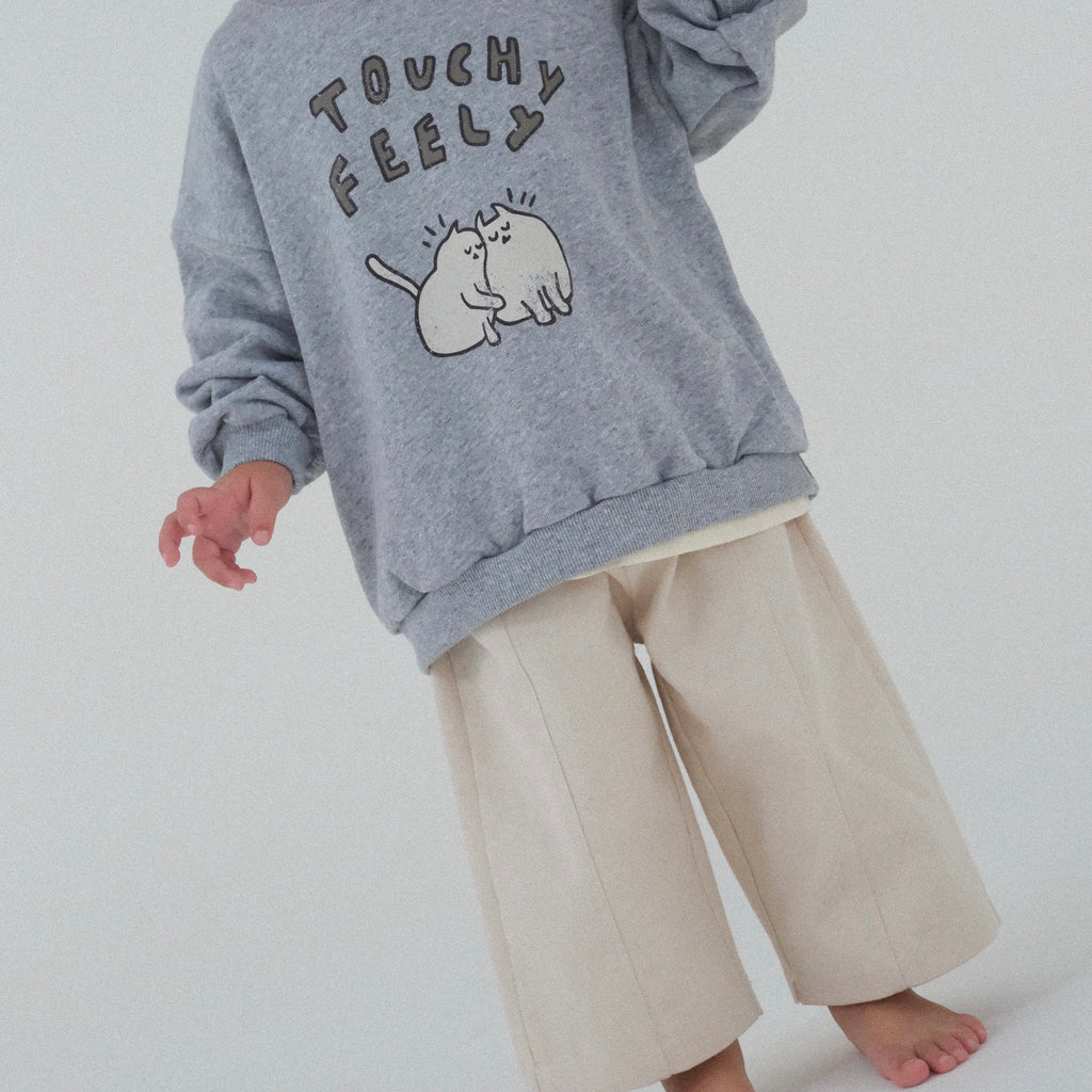 Touchy Feely Pullover - Grey Marle
