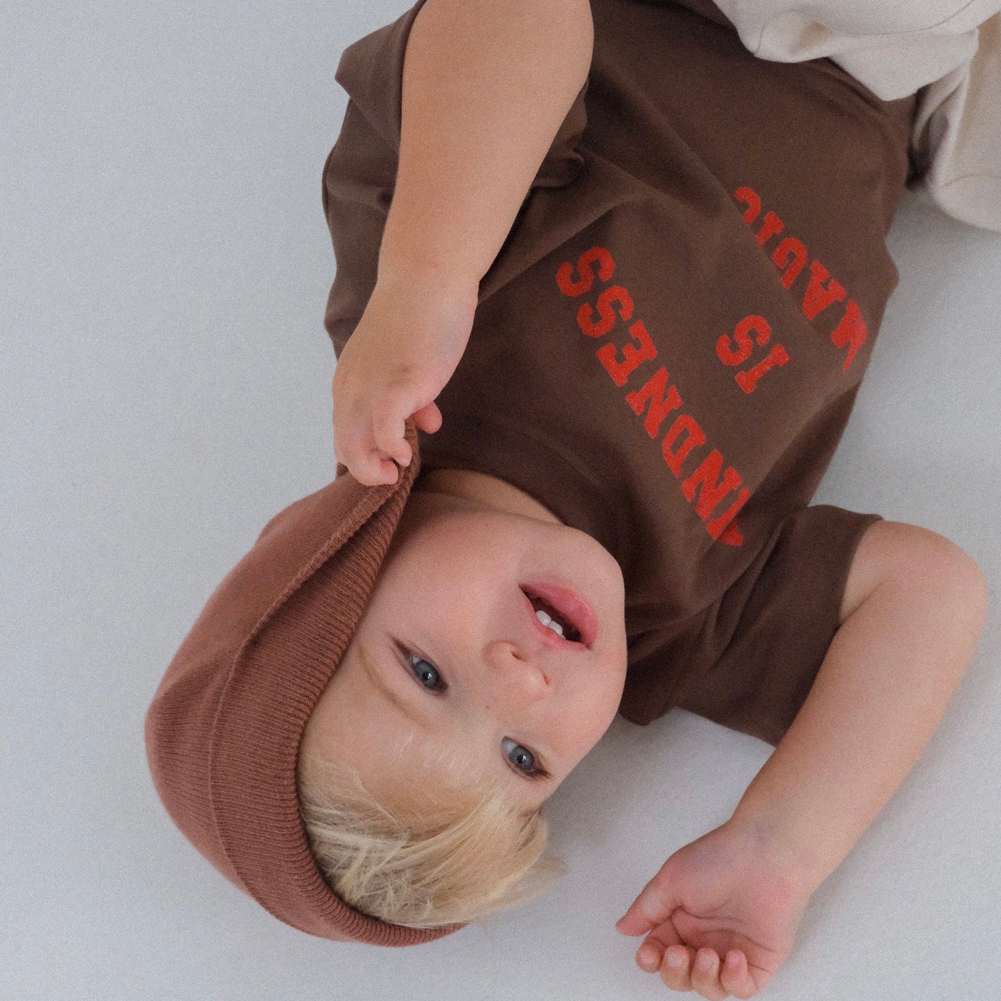 Kindness Is Magic Oversized Tee - Chocolate