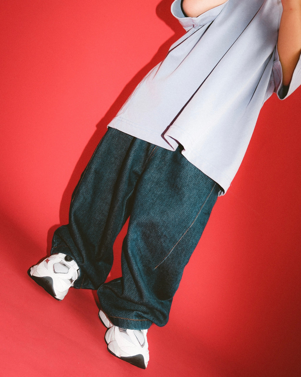 Denim Barrel Jean - Deep Blue Wash