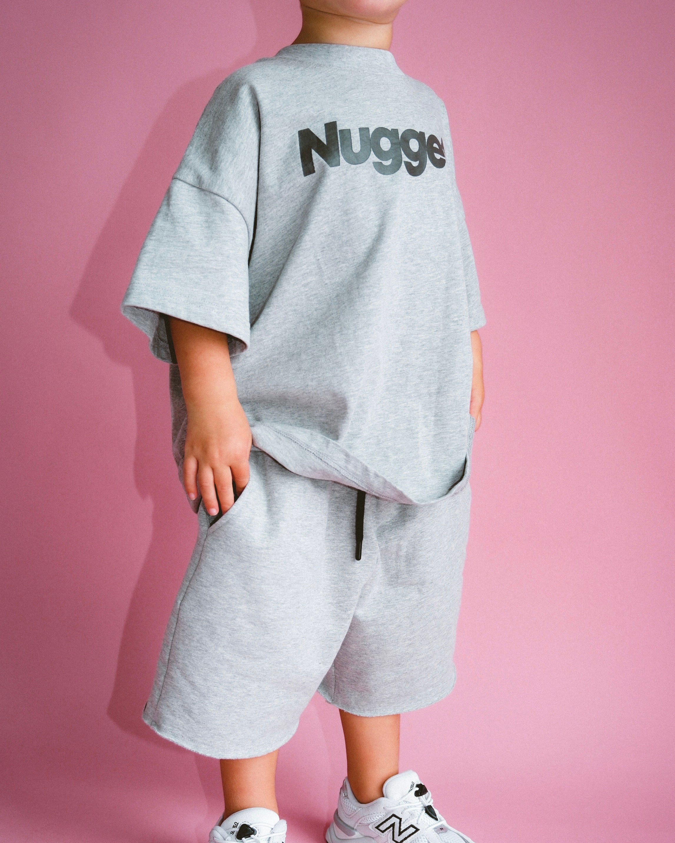 Nuggets Tee - Grey Marle