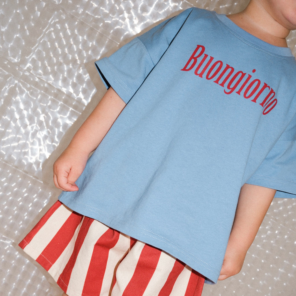Buongiorno Oversized Tee - Blue