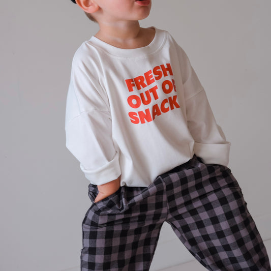 Gingham Balloon Pant - Ink