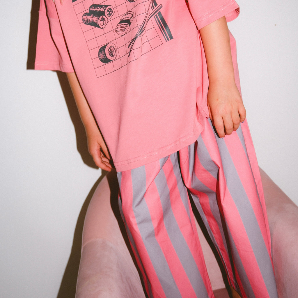 Carnival Balloon Pant - Pink/Grey