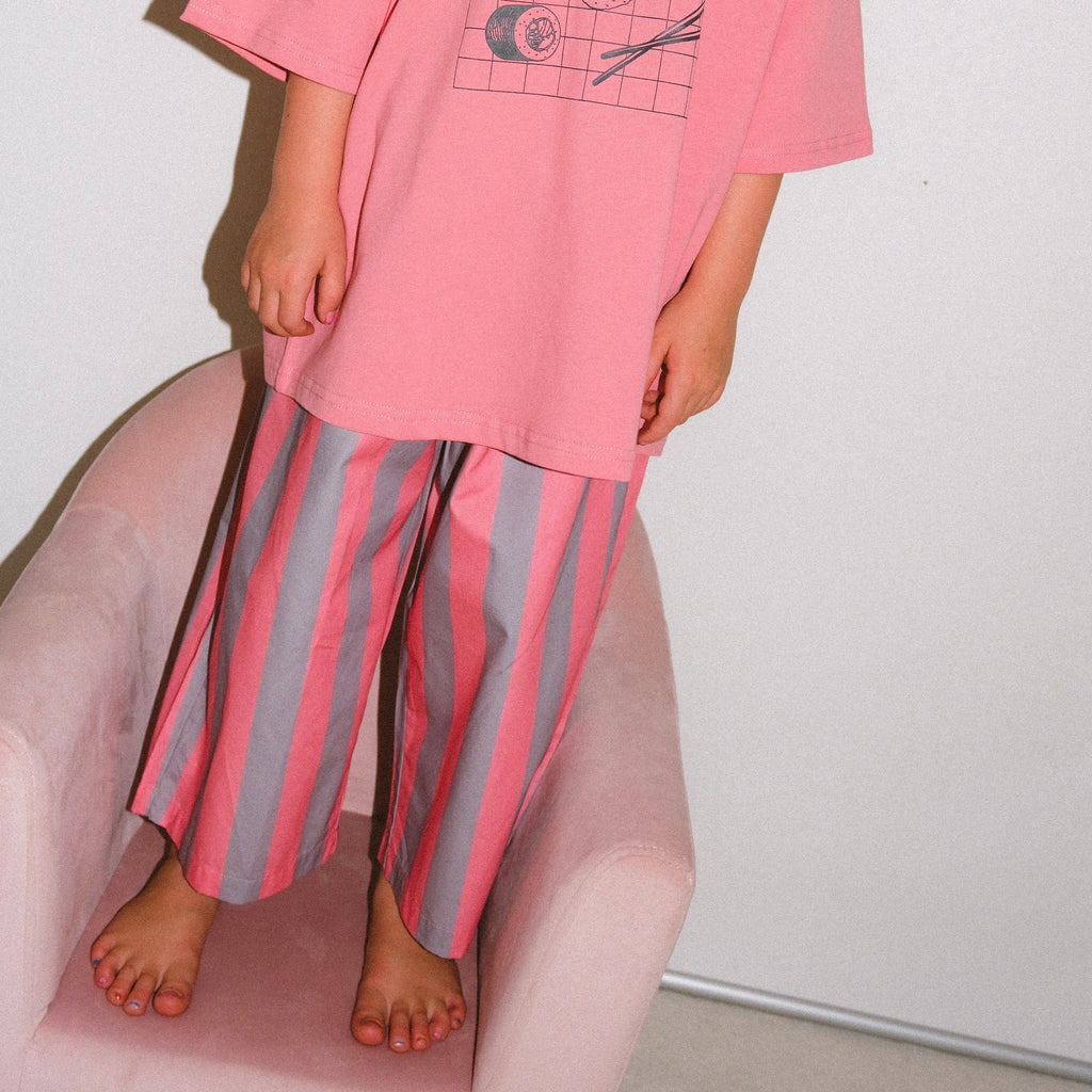 Carnival Balloon Pant - Pink/Grey