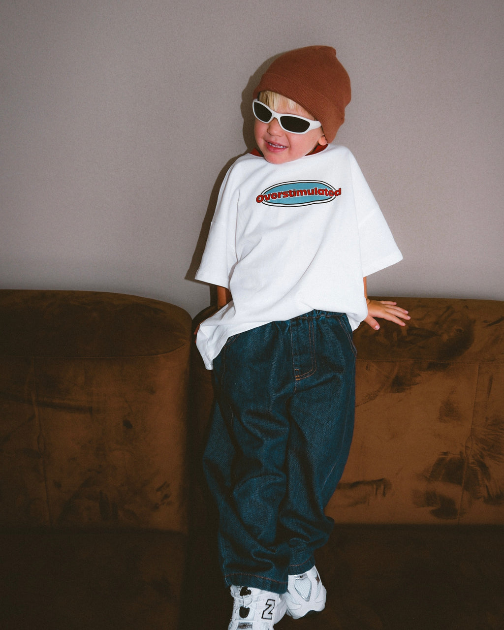 Overstimulated Tee - Warm White